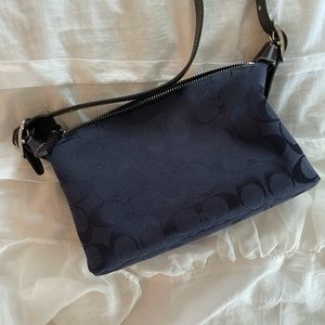 Coach Navy Blue Handbag